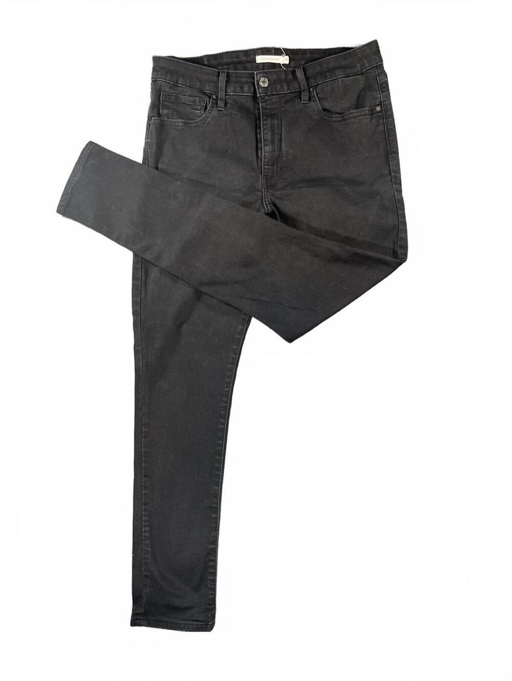 Levi's 721 Women's High Rise Skinny Jeans in Soft Black - Size 32X30